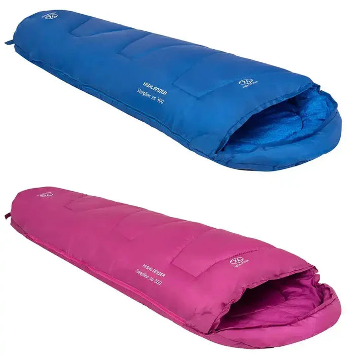 Highlander Sleepline Junior Mummy Sleeping Bag - John Bull Clothing  from  John Bull Clothing