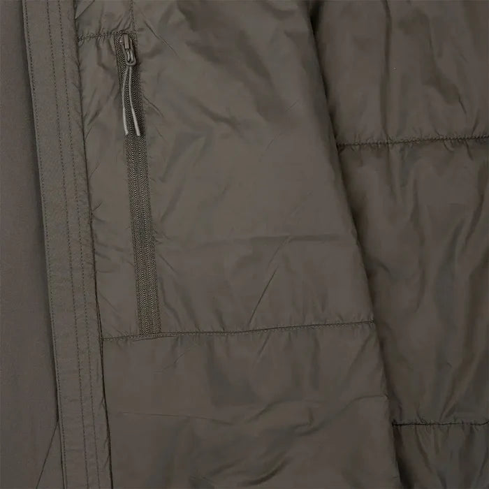 Interior zip pocket of Highlander Stoirm Primaloft Jacket, ideal for secure storage in cold and demanding conditions.  from  John Bull Clothing