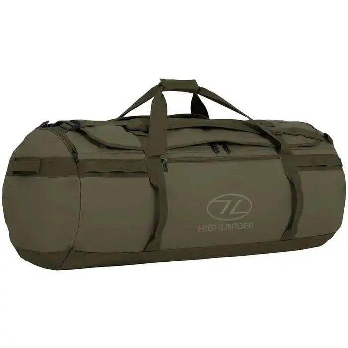 Highlander Storm 120 Litre Holdall Bag - John Bull Clothing Green from  John Bull Clothing