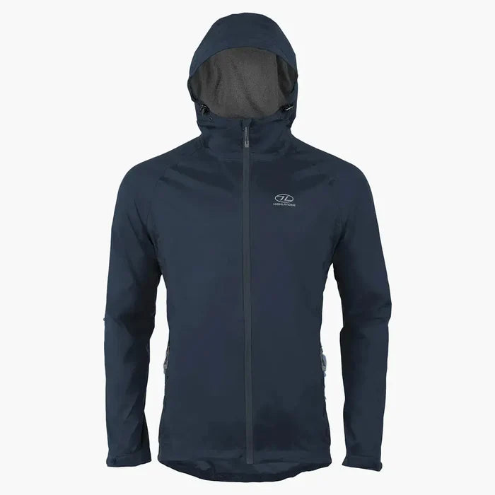 Highlander Stow and Go Waterproof Jacket Highlander Navy Blue from  John Bull Clothing