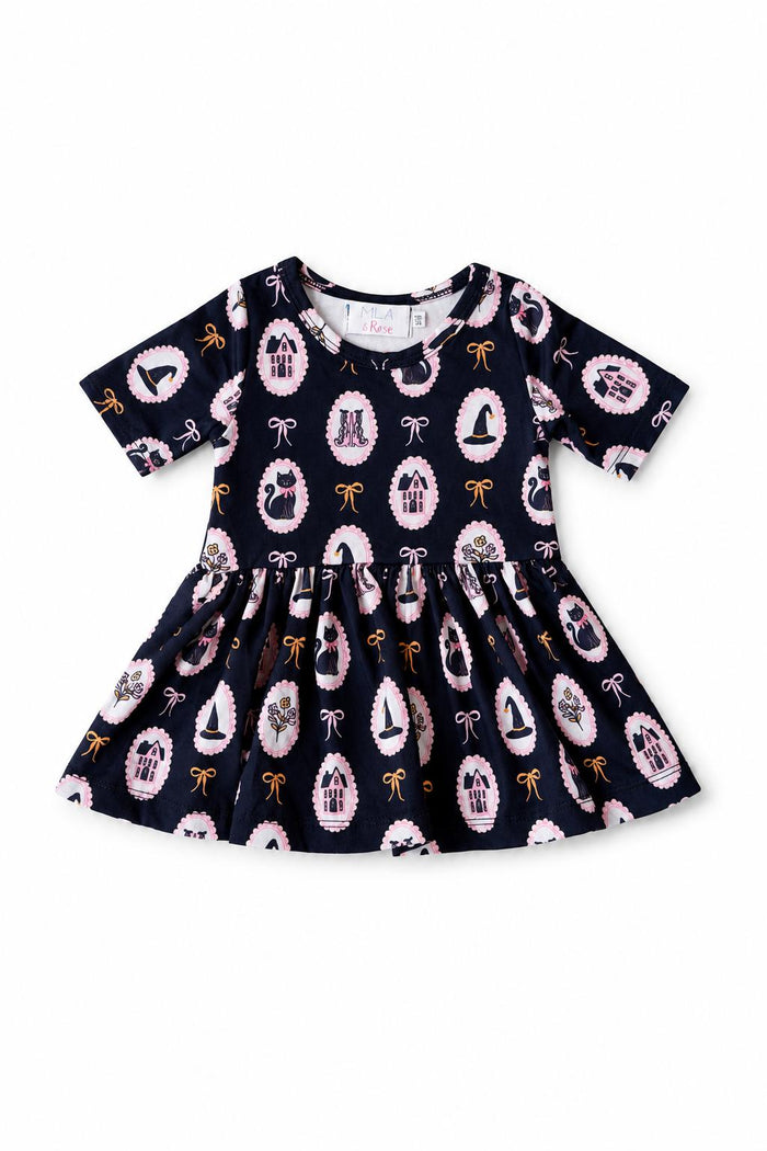 Hocus Pocus 3/4 Sleeve Twirl Bodysuit