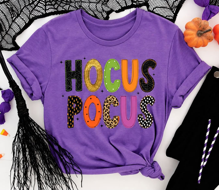 Hocus Pocus Heathered Purple Tee