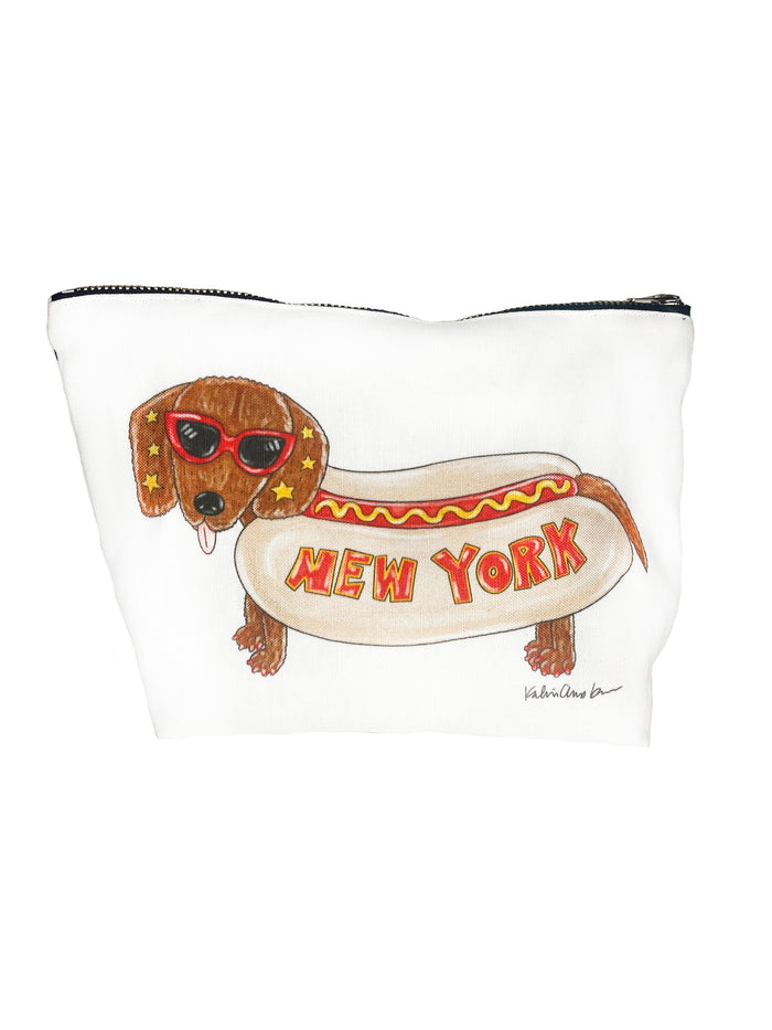 Hotdog T Bottom Cosmetic Bag