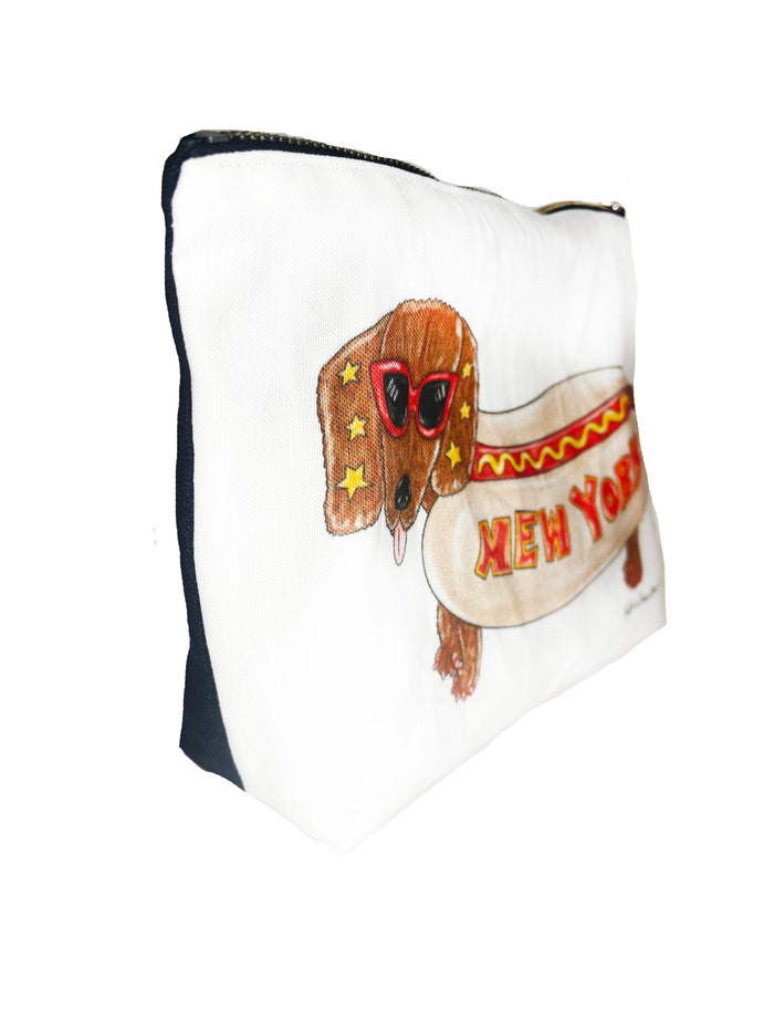 Hotdog T Bottom Cosmetic Bag