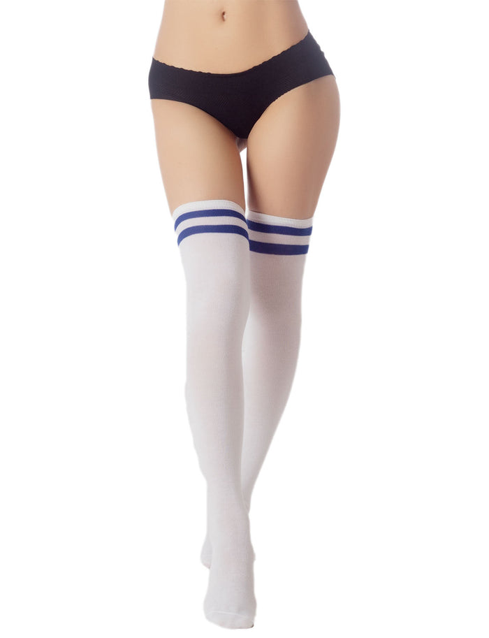 White & Royal / One Size