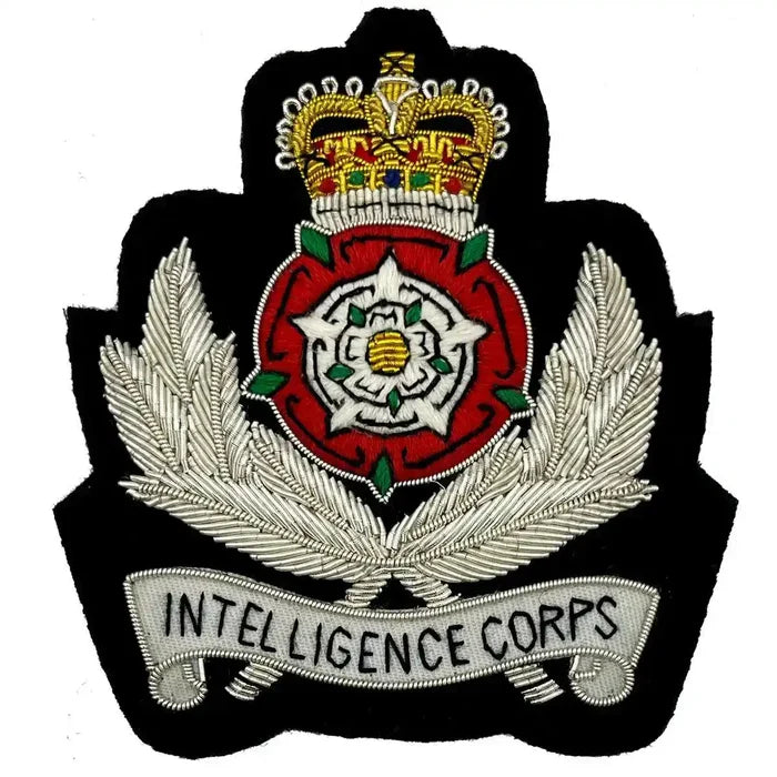 Intelligence Corps Bullion Blazer Badge - John Bull Clothing  from  John Bull Clothing