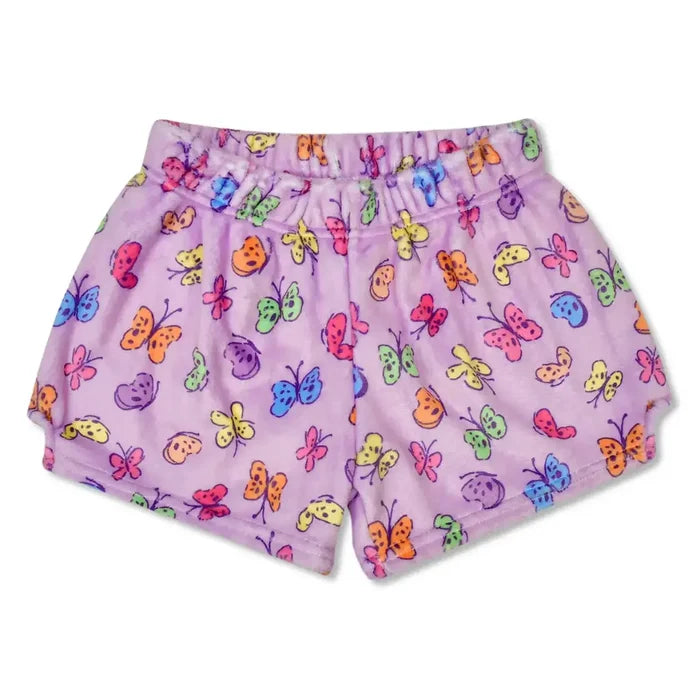 Iscream - Plush Shorts - Bright Butterflies