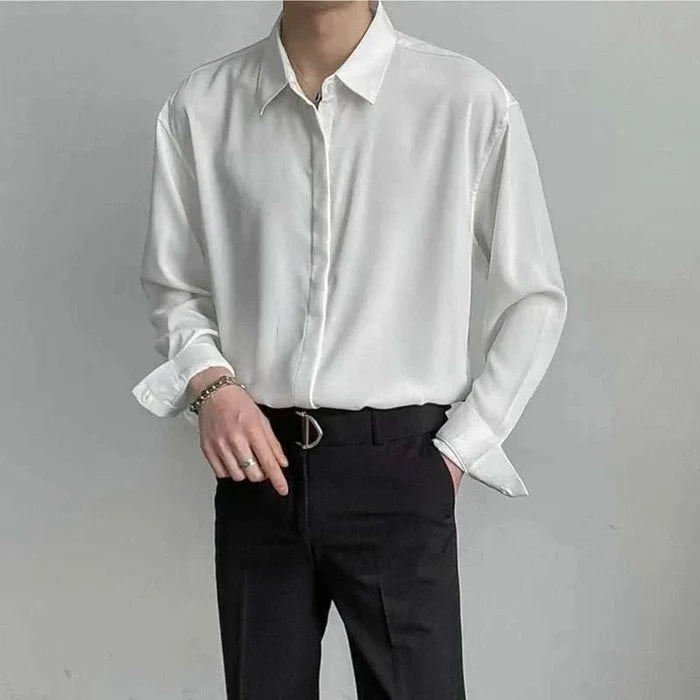 Italian old money summer shirt - AntoniosClothing - White