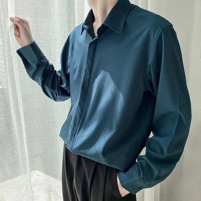 Italian old money summer shirt - AntoniosClothing - Dark green