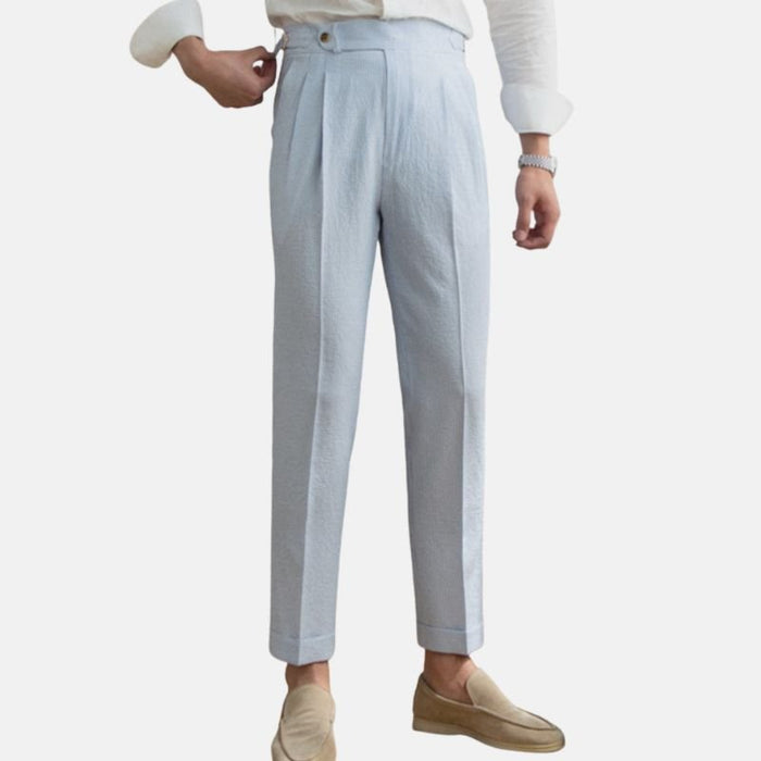 Italian Old Money Trousers - AntoniosClothing - Blue