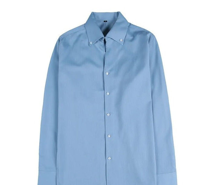 ITALIAN slim-fit shirt - AntoniosClothing - Light Blue