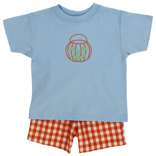 Jack-O-Lantern Short Set