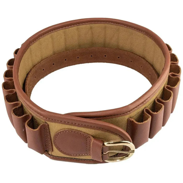 Jack Pyke Canvas Cartridge Belt - John Bull Clothing Fawn from  John Bull Clothing