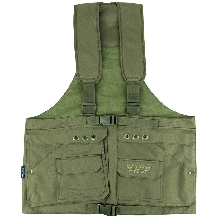 Jack Pyke Dog Handlers Vest Olive Green - John Bull Clothing  from  John Bull Clothing