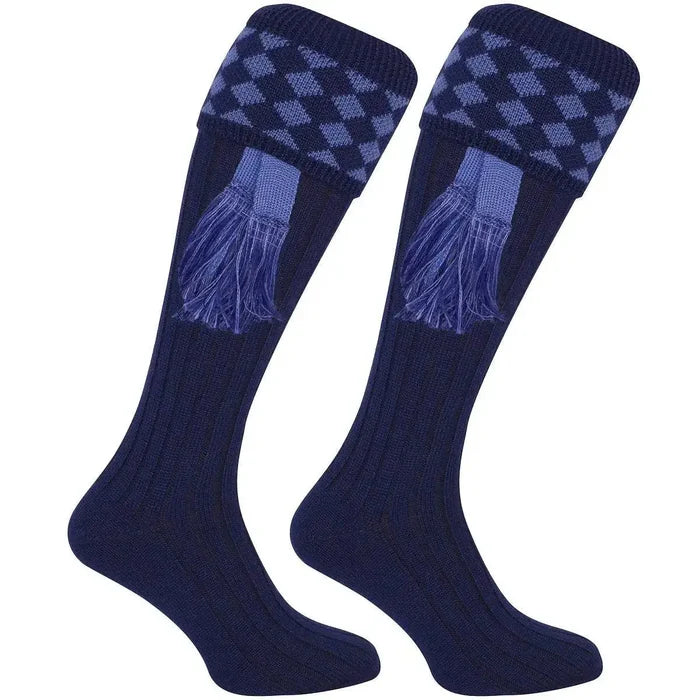 Jack Pyke Harlequin Shooting Sock - John Bull Clothing Navy from  John Bull Clothing