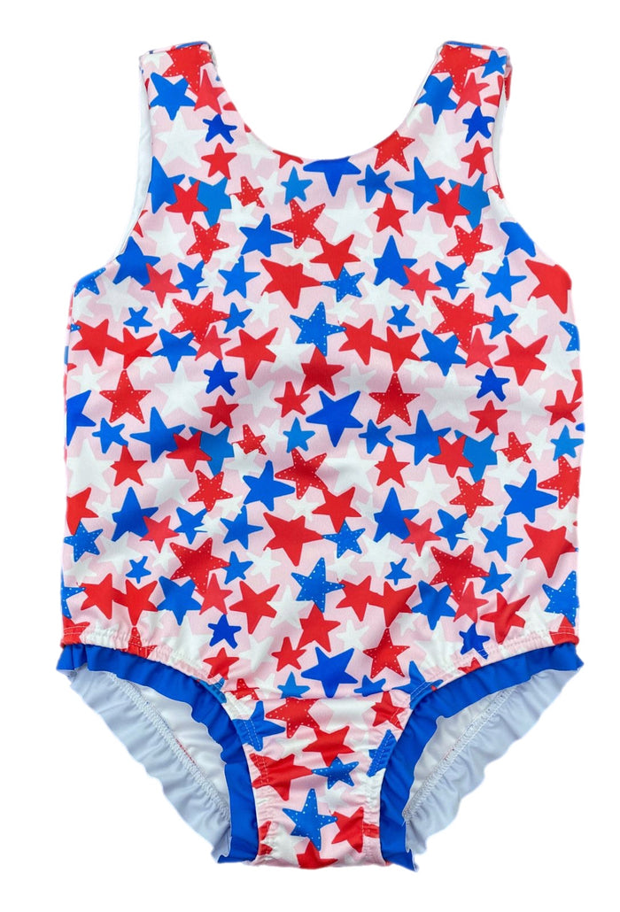 James and Lottie - Lottie One Piece - Patriotic Stars