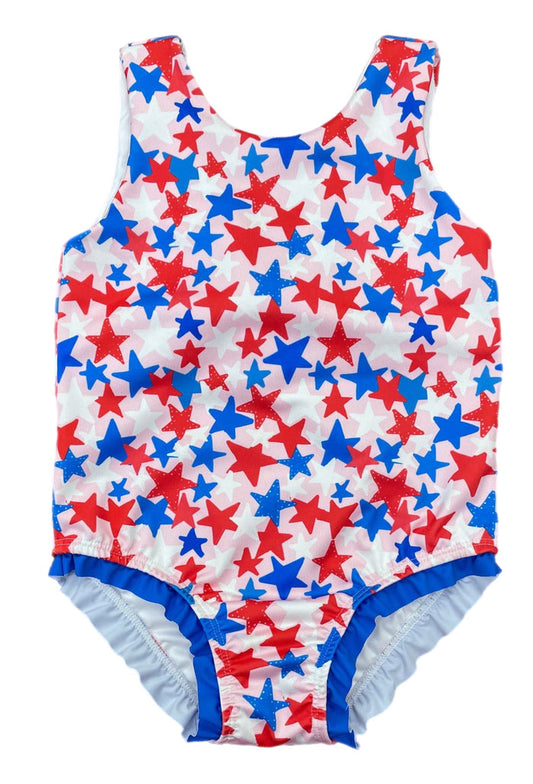 James and Lottie - Lottie One Piece - Patriotic Stars