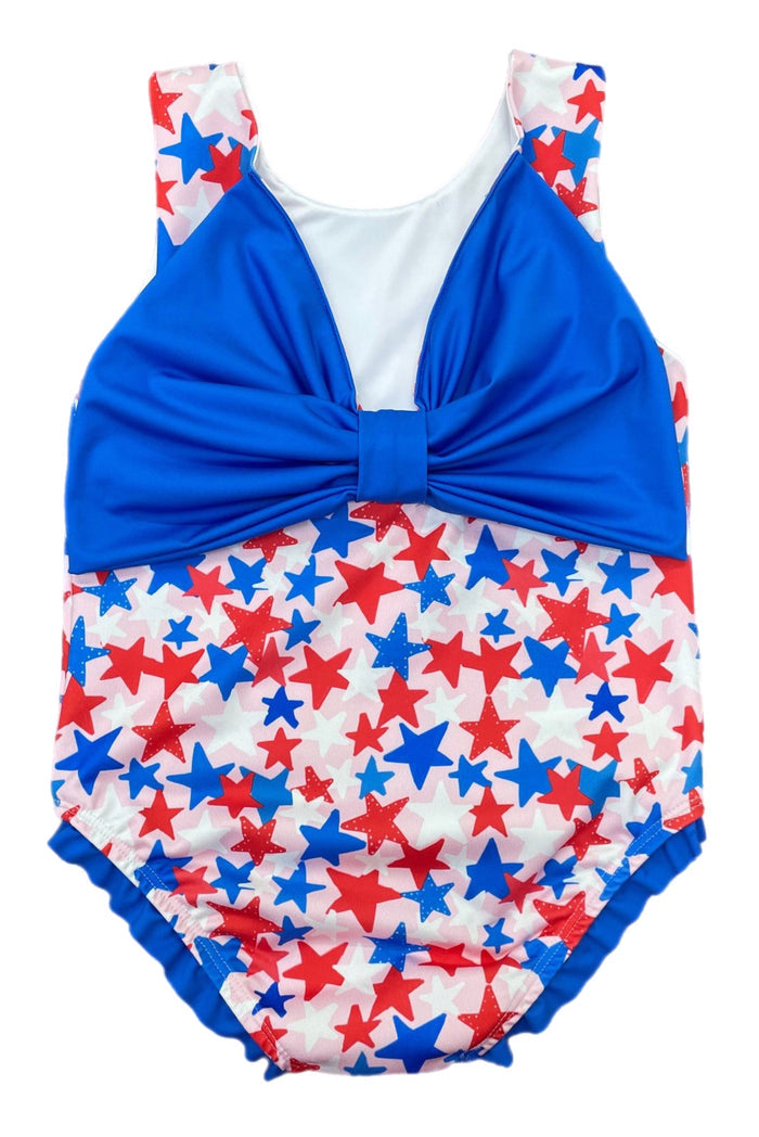 James and Lottie - Lottie One Piece - Patriotic Stars