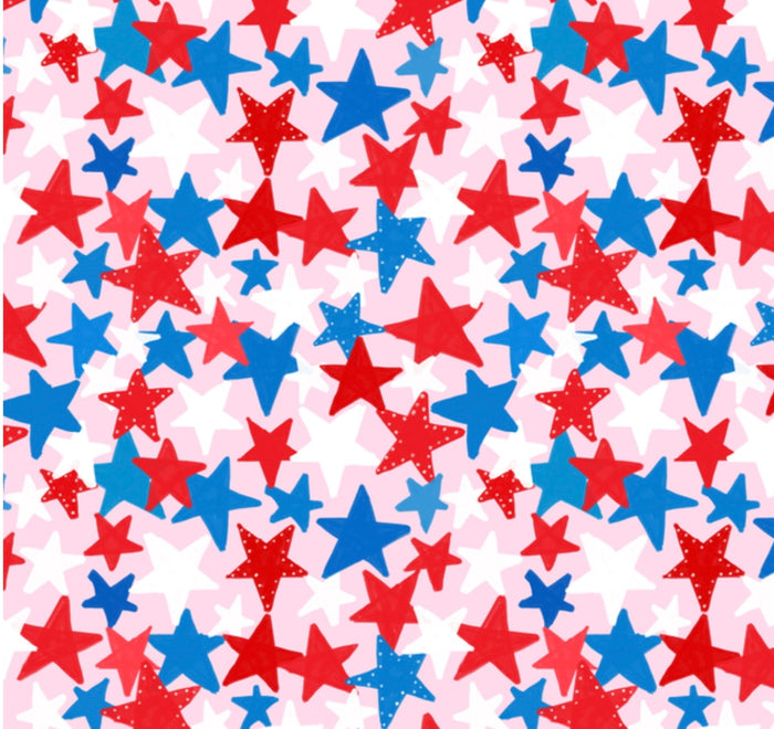 James and Lottie - Lottie One Piece - Patriotic Stars