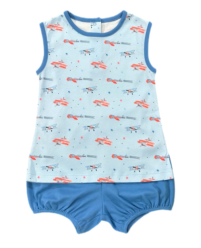 James and Lottie - Rory Diaper Set - Airplane