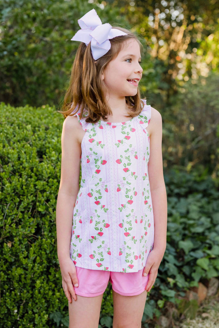 James and Lottie - Sloane Short Set - Berry Sweet