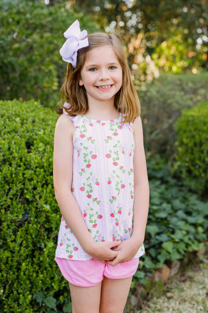 James and Lottie - Sloane Short Set - Berry Sweet