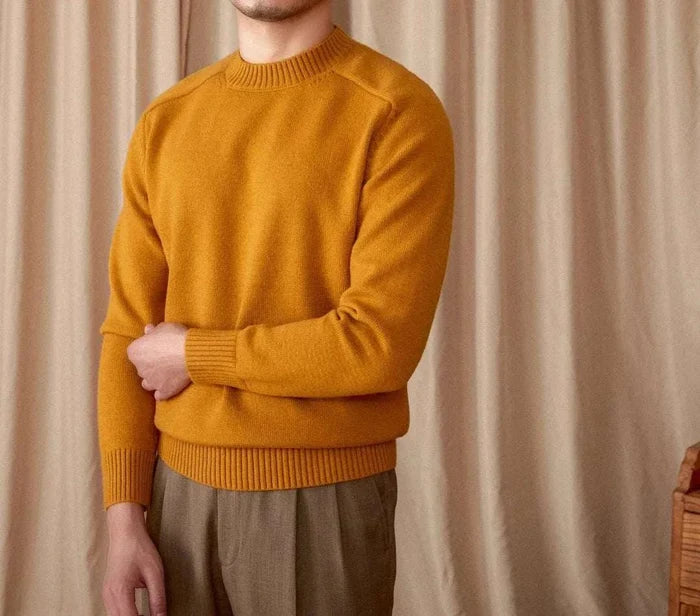 Japanese casual winter sweater - AntoniosClothing - Orange