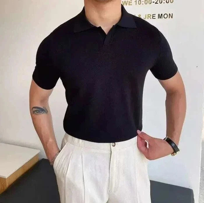 Japanese summer regular fit t-shirt - AntoniosClothing - Black