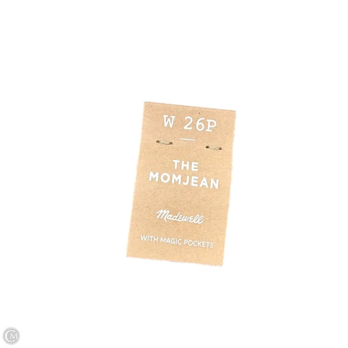 Jeans Straight By Madewell In Black Denim, Size: 2p