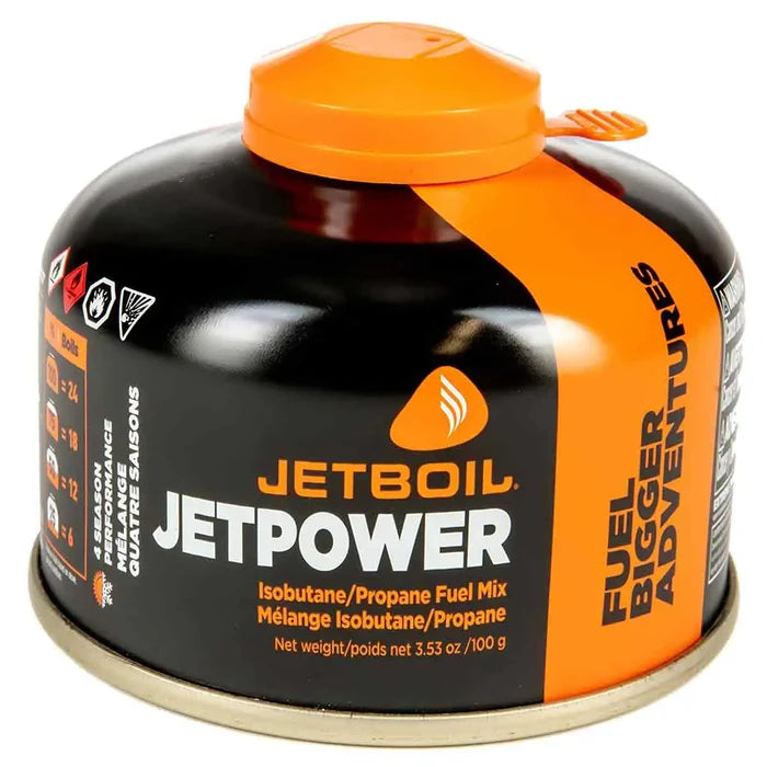 Jetboil Jetpower Gas Fuel Cartridge - John Bull Clothing 100g from  John Bull Clothing