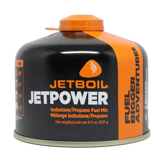 Jetboil Jetpower Gas Fuel Cartridge - John Bull Clothing 230g from  John Bull Clothing