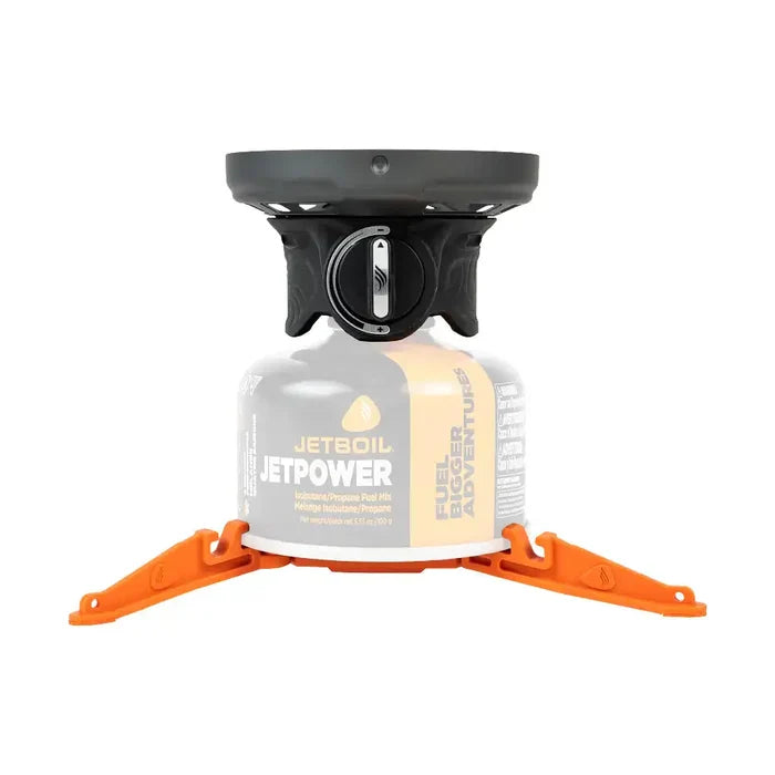 Jetboil Zip stove with adjustable control and fuel canister  from  John Bull Clothing