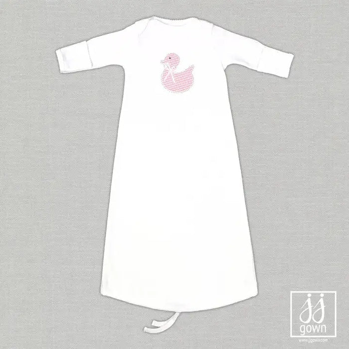 JJ Gown - Pink Dot Duck