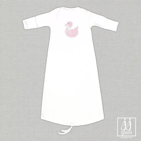 JJ Gown - Pink Dot Duck