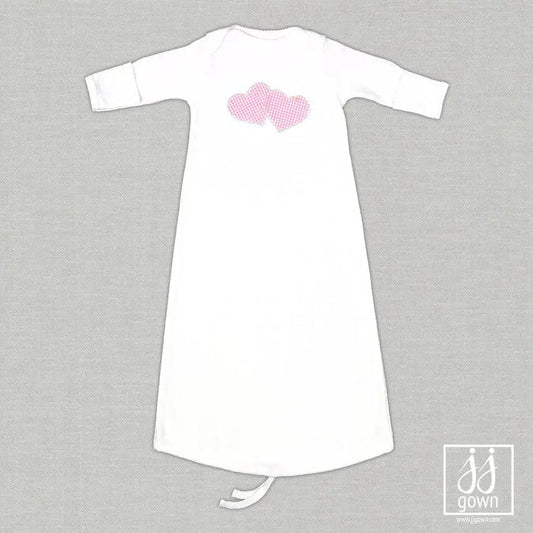 JJ Gown - Pink Hearts