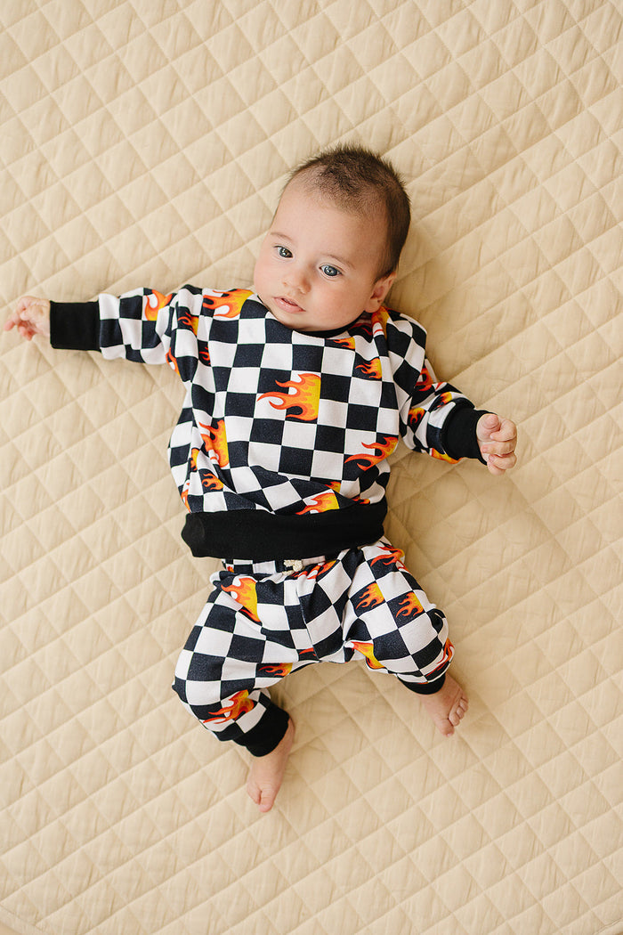 Jogger Set | Checker Blaze