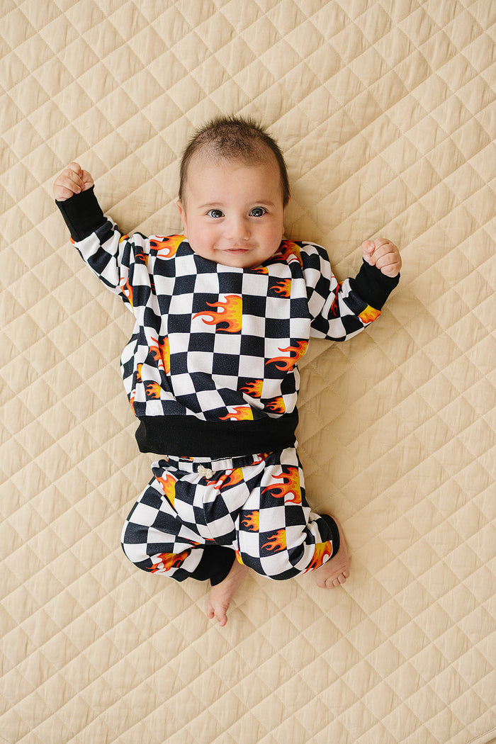 Jogger Set | Checker Blaze