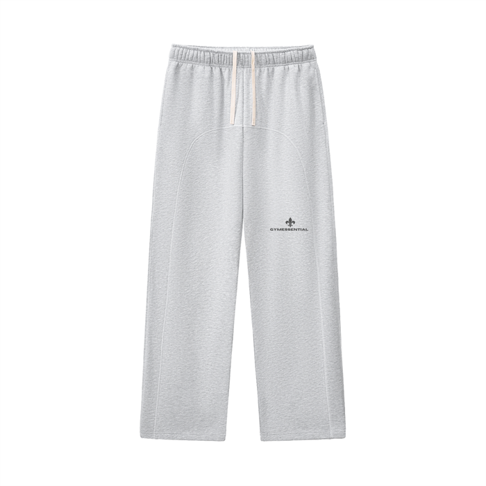 Jogging Gris Couture Contrastée