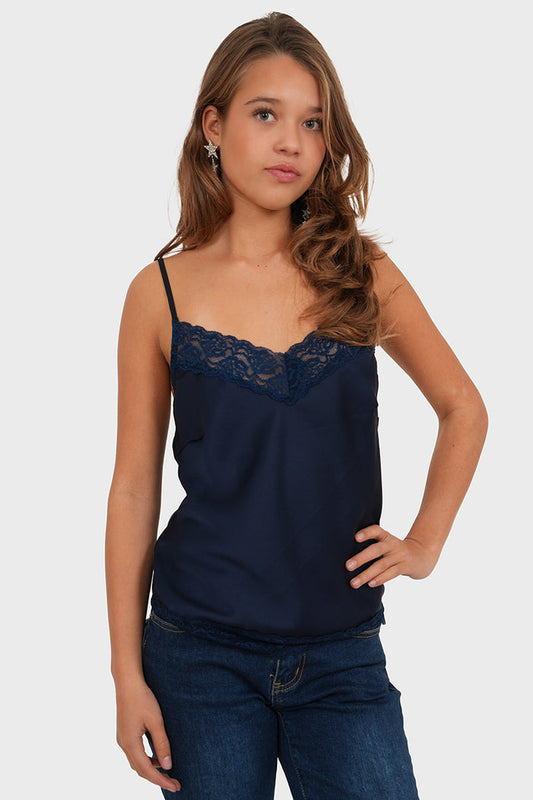 "Jolie" top navy