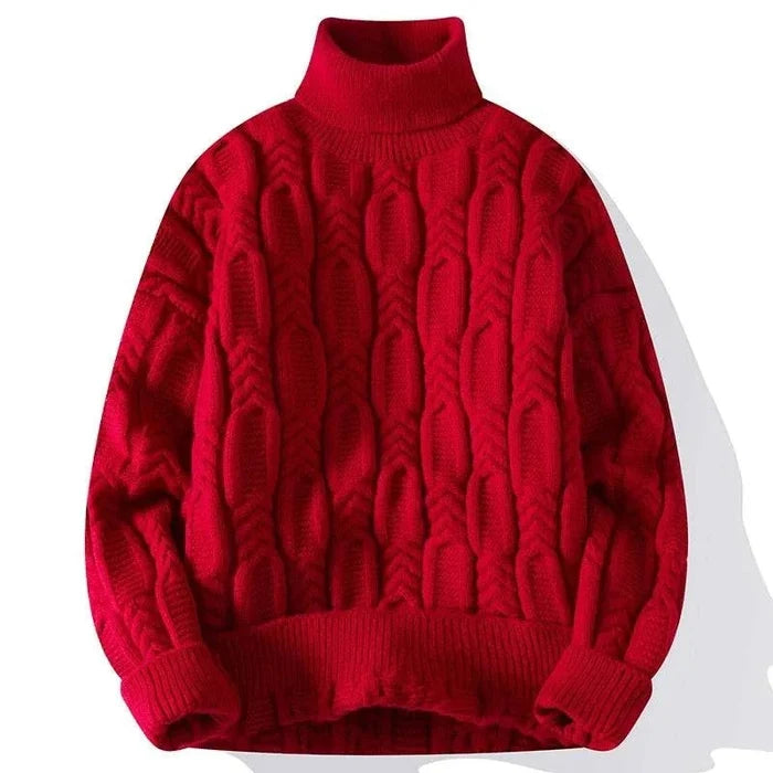 Juku winter sweater - AntoniosClothing - Red