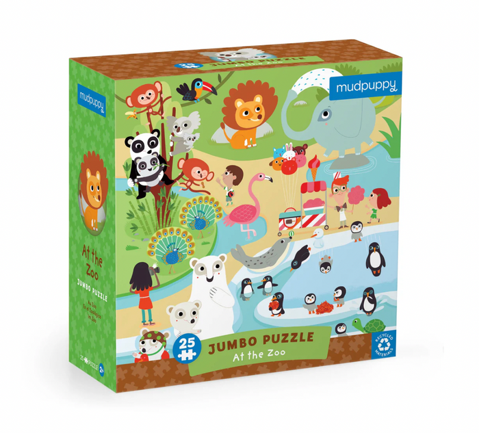 Jumbo Puzzle: At the Zoo