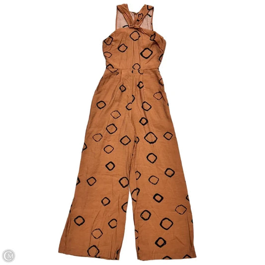 Jumpsuit By Eva Franco In Black & Orange, Size: Xs