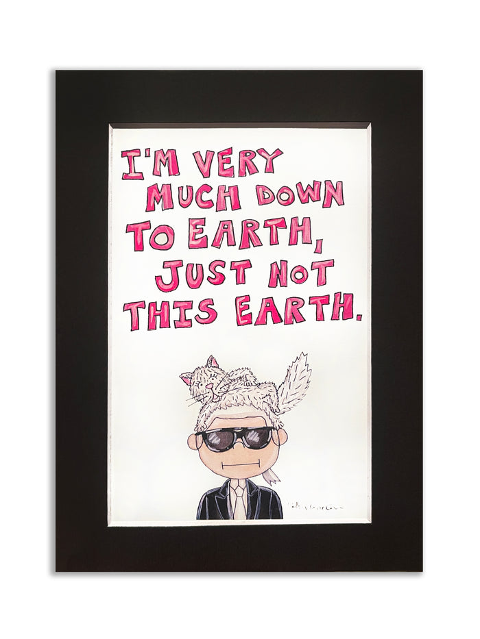 Karl Quote Mini Print