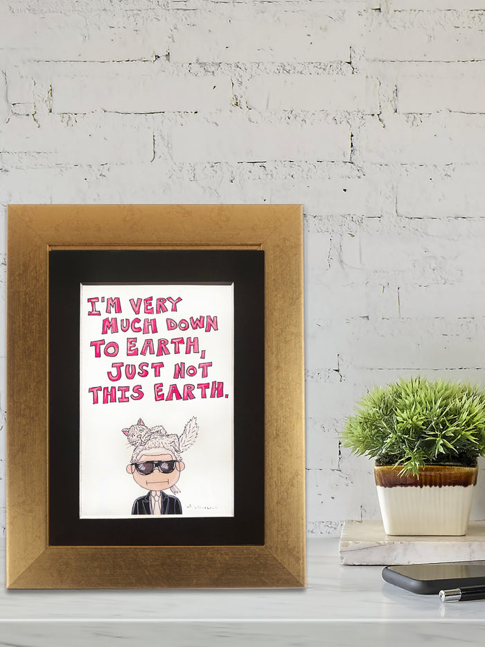 Karl Quote Mini Print