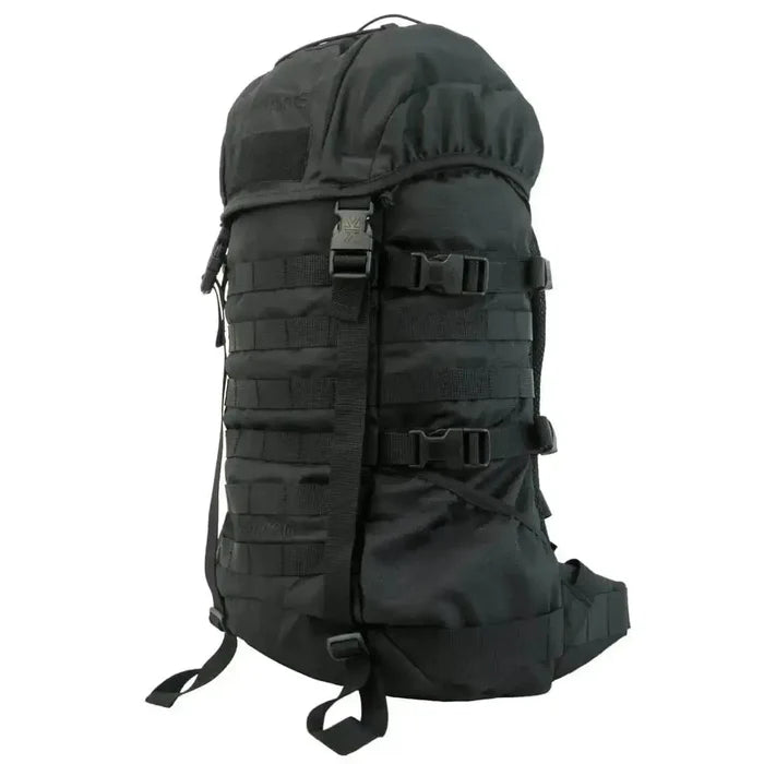 Karrimor Predator 30 Litre Daysack in black with reinforced straps, MOLLE compatibility, and a spacious main compartment for tactical gear. Black from  John Bull Clothing