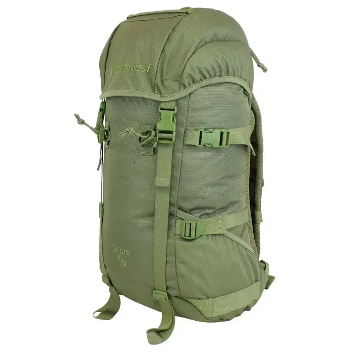 Karrimor SF Sabre 30 Rucksack in olive green, designed for military and outdoor use with durable fabric, adjustable straps, and MOLLE compatibility. Green from  John Bull Clothing