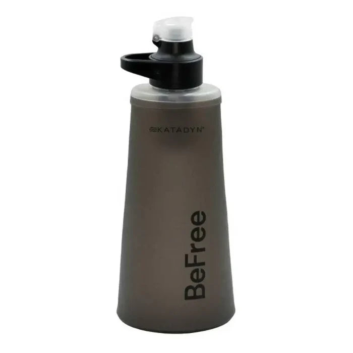 Tactical Black Katadyn BeFree AC Water Filter Bottle 1.0L, compact and durable for hiking and camping hydration needs. Black from  John Bull Clothing