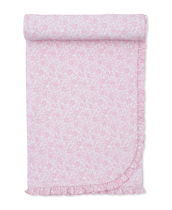 Kissy Kissy - Blanket - Country Gardens Pink