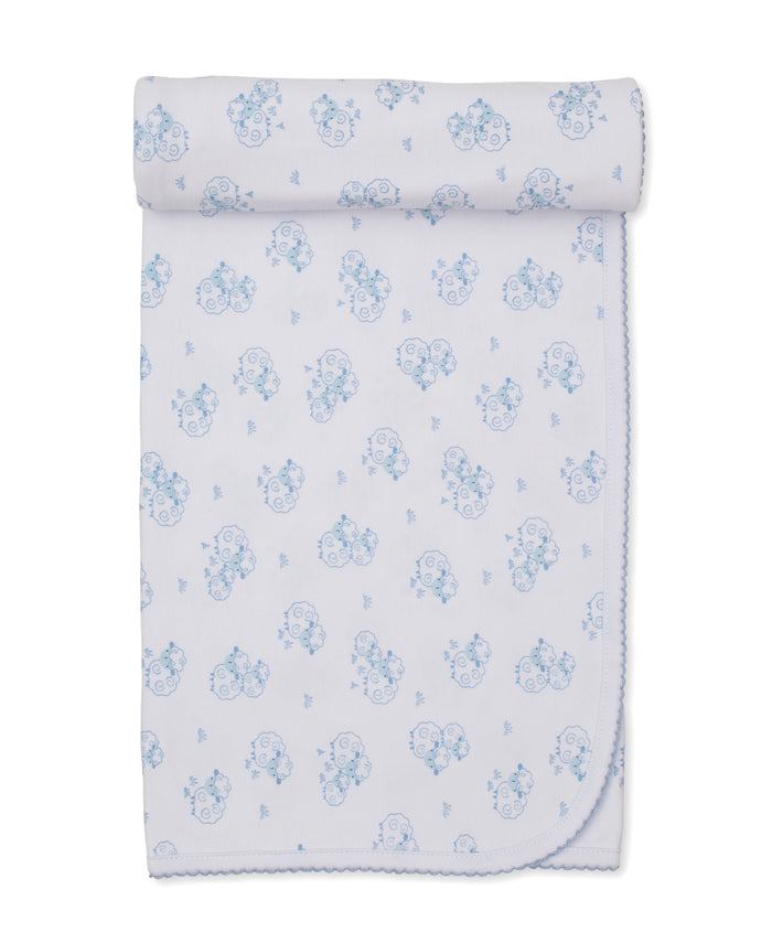 Kissy Kissy - Blanket - Sweet Sheep Blue