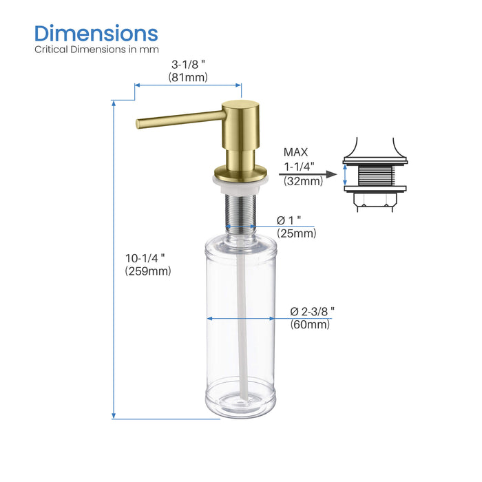 Kitchen Soap Dispenser - SD-100